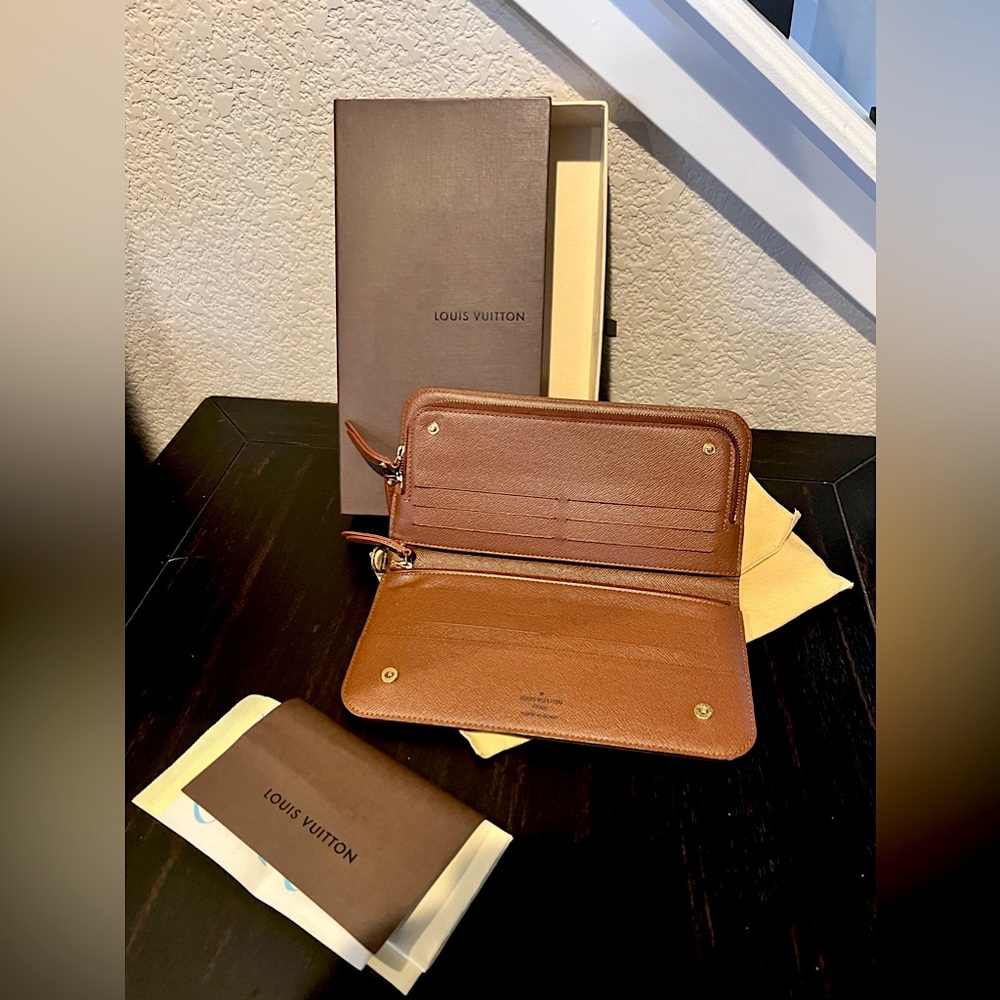 Louis Vuitton Monogram Insolite Organizer Wallet brown